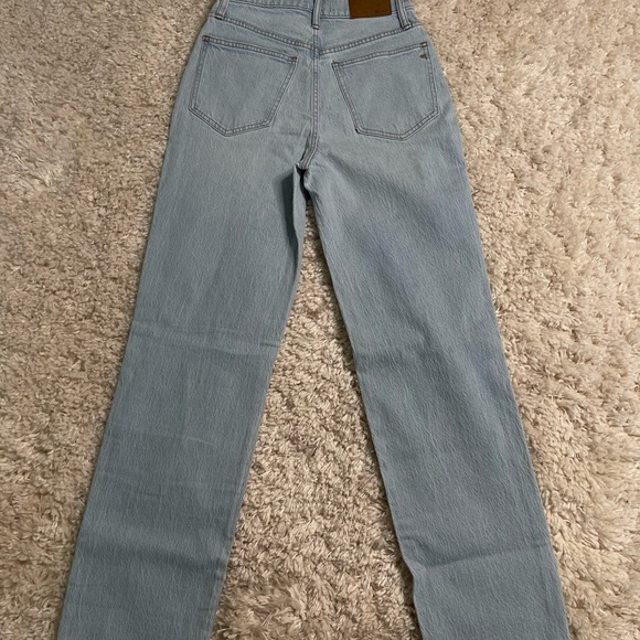 Madewell Perfect Vintage Straight Leg Jeans Blue Denim Size 24 - Picture 10 of 14